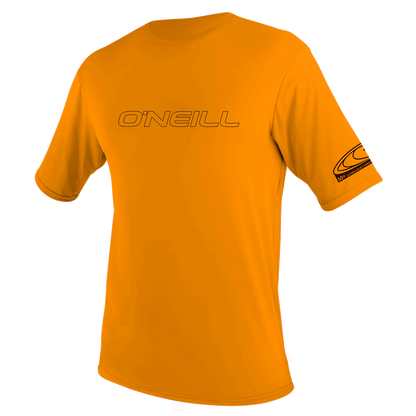 O'Neill Basic Skins Youth Short Sleeve Sun Tee Shirt - Blaze Orange - front