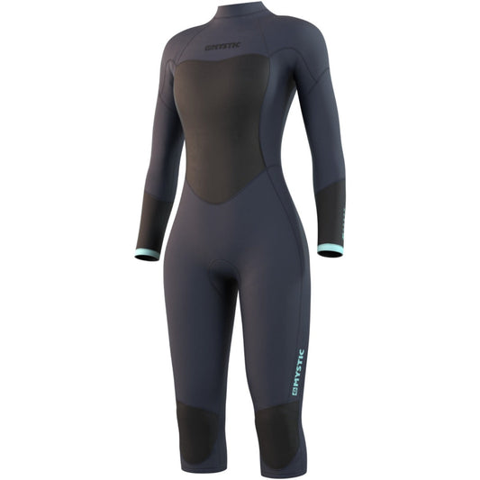 Mystic Brand 3/2mm Womens Long Arm Short Leg Wetsuit - Night Blue