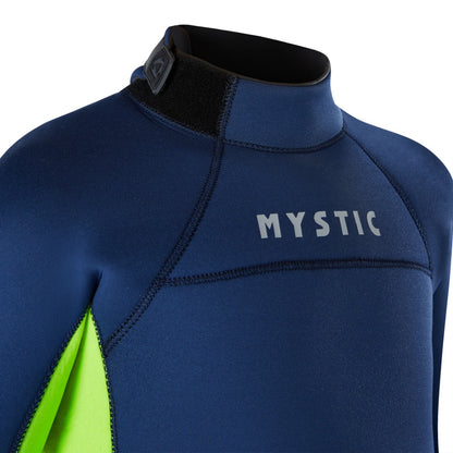 Mystic Star 5/4m Junior Back Zip Winter Wetsuit in Night Blue