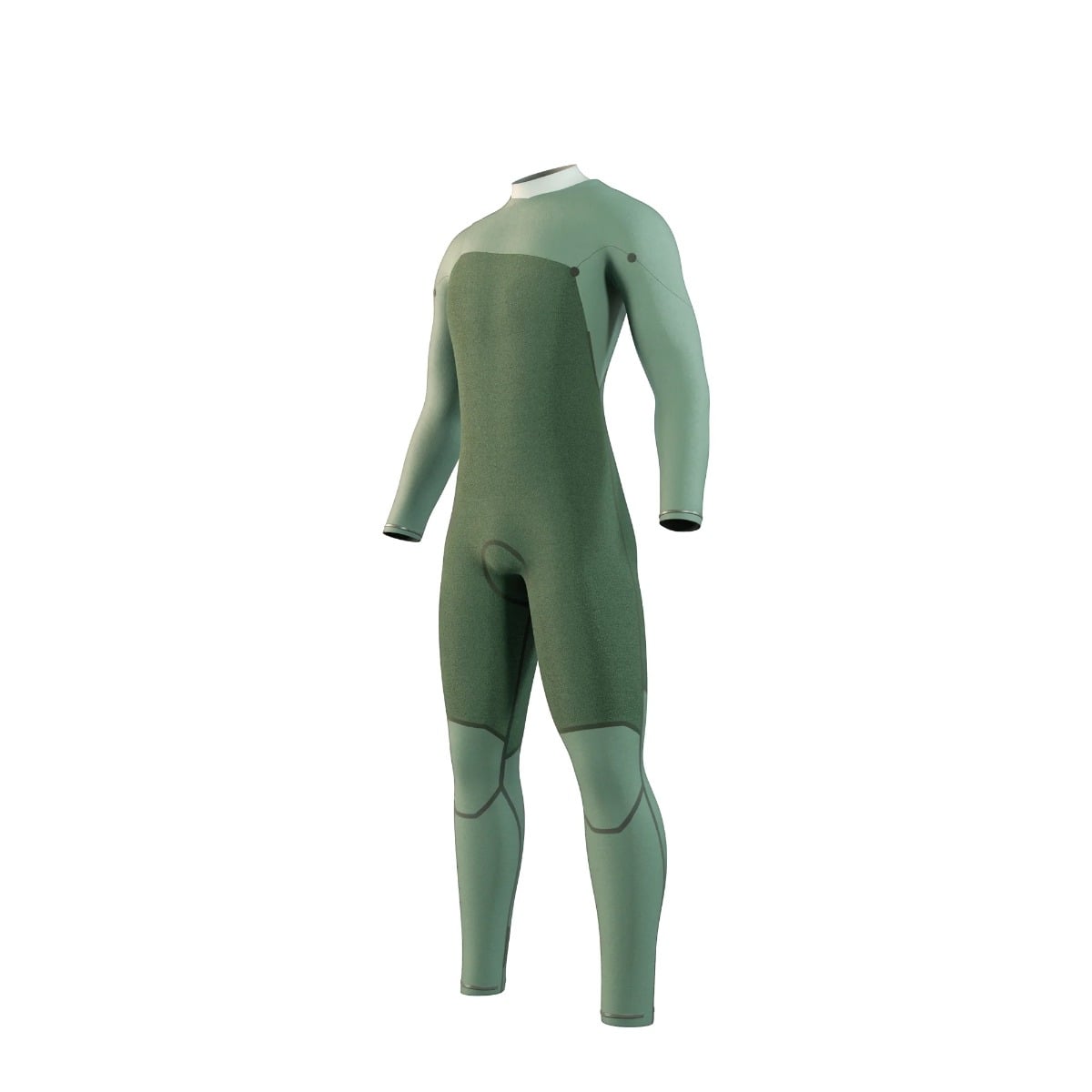 Mystic Motion Mens 3/2mm Chest Zip Summer Wetsuit 2025 - Black