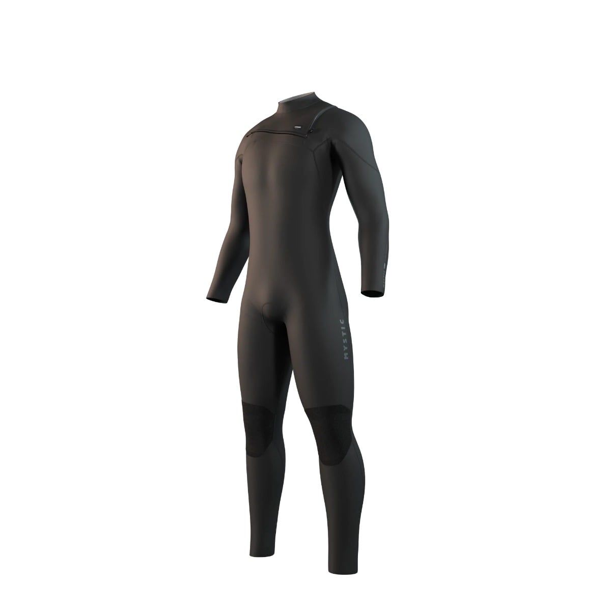 Mystic Motion Mens 4/3mm Chest Zip Wetsuit in Black