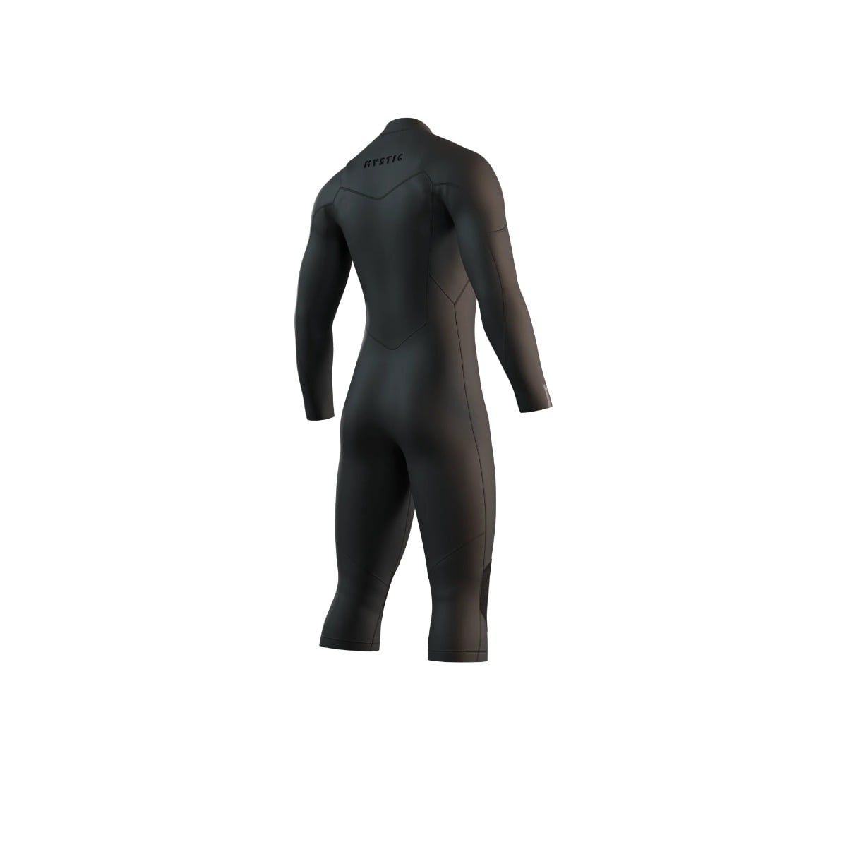 Mystic Motion Mens Longarm 4/3mm Chest Zip Shorty 2025 - Black