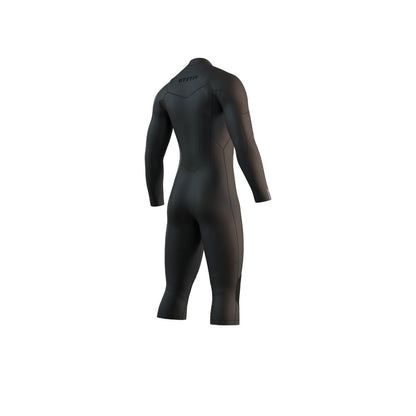 Mystic Motion Mens Longarm 4/3mm Chest Zip Shorty 2025 - Black