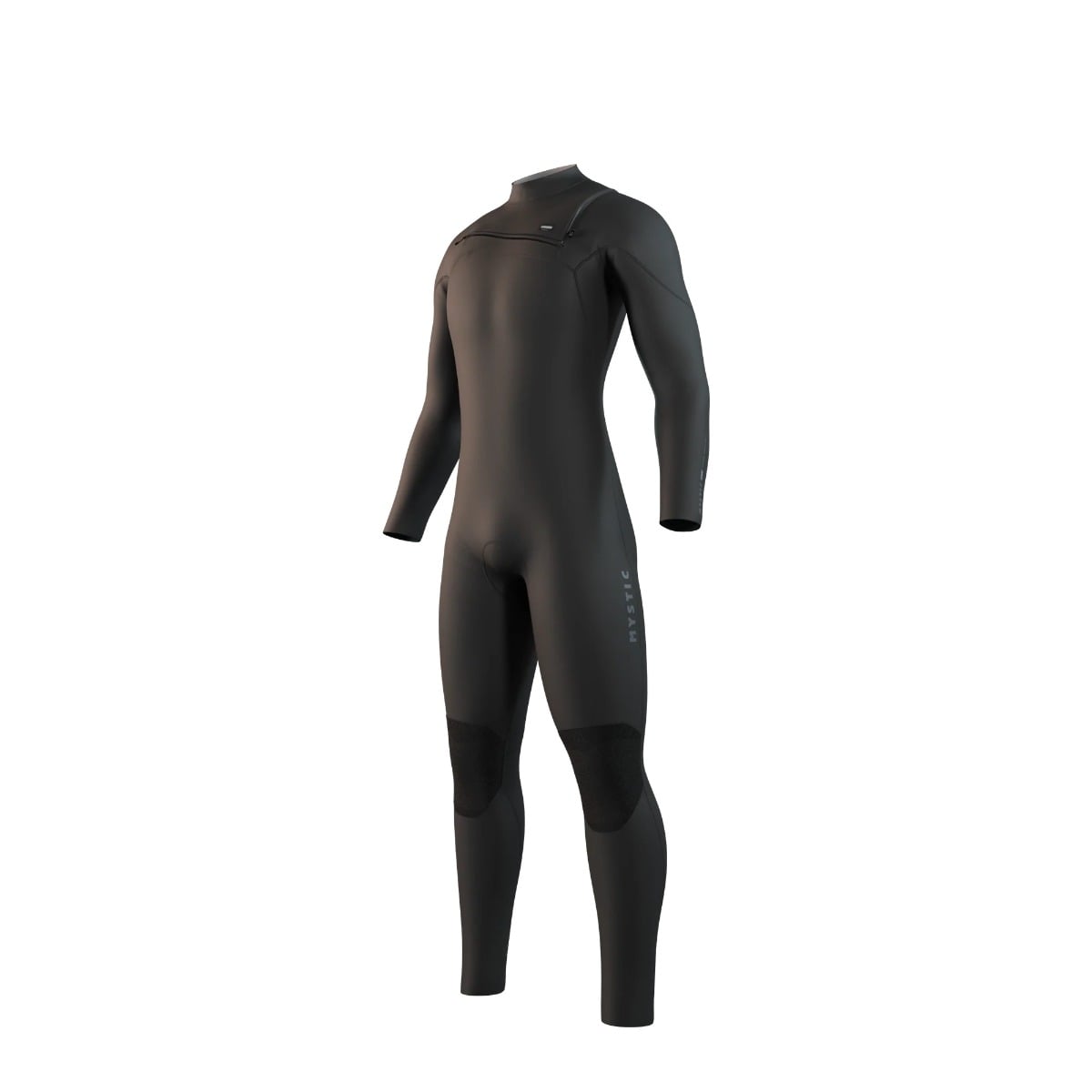 Mystic Motion Mens 3/2mm Chest Zip Summer Wetsuit in Black