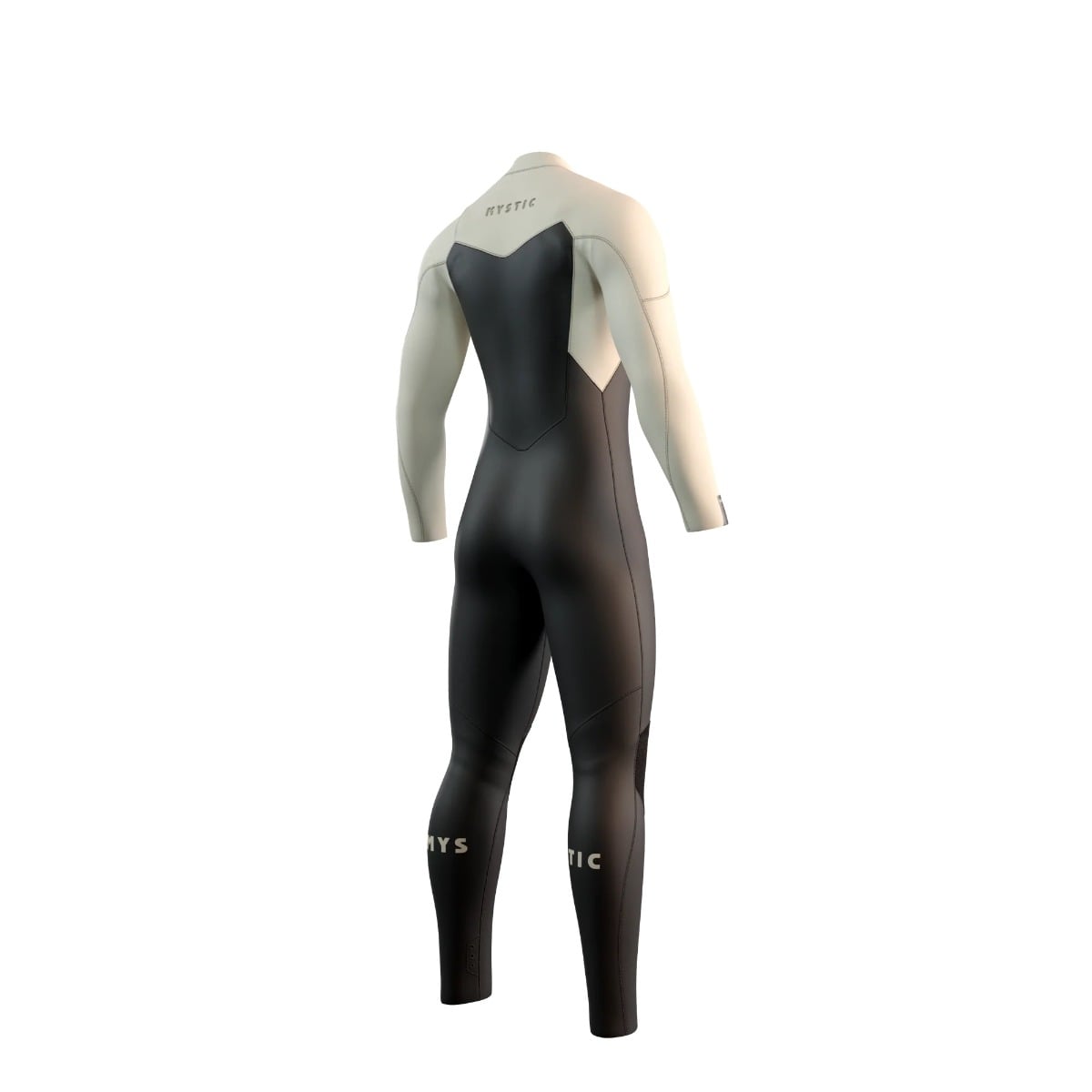 Mystic Motion Mens 3/2mm Chest Zip Summer Wetsuit 2025 - Black Sand