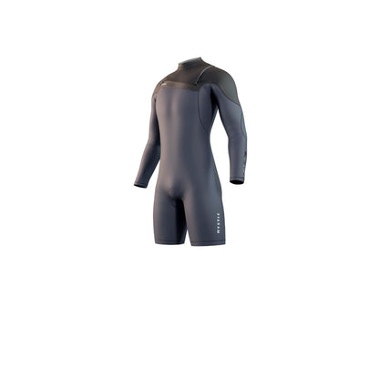 Mystic Star Mens 5/3mm Chest Zip Longarm Shorty in Navy