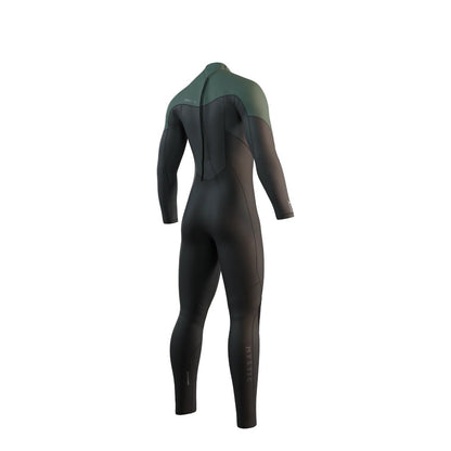 Mystic Star Mens 4/3mm Back Zip Wetsuit 2025 - Dark Olive
