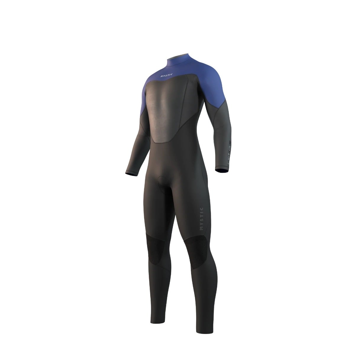 Mystic Star Mens 3/2mm Back Zip Summer Wetsuit in Black/Blue