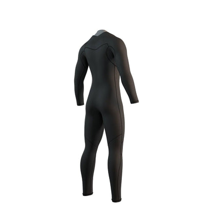 Mystic Brand Mens 3/2mm Chest Zip Flatlock Summer Wetsuit 2025 - Black