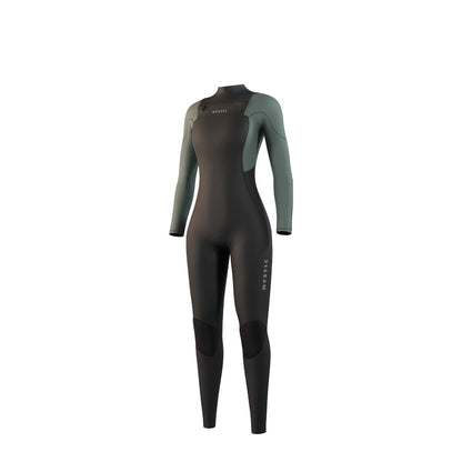 Mystic Star Womens 5/3mm Chest Zip Winter Wetsuit in Dark Olive
