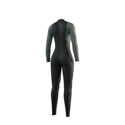 Mystic Star Womens 5/3mm Chest Zip Winter Wetsuit 2025 - Dark Olive
