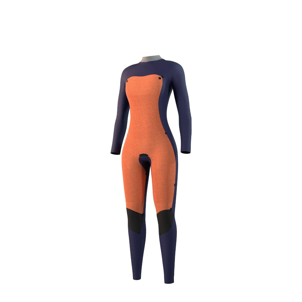 Mystic Star Womens 5/3mm Chest Zip Winter Wetsuit 2025 - Dark Olive