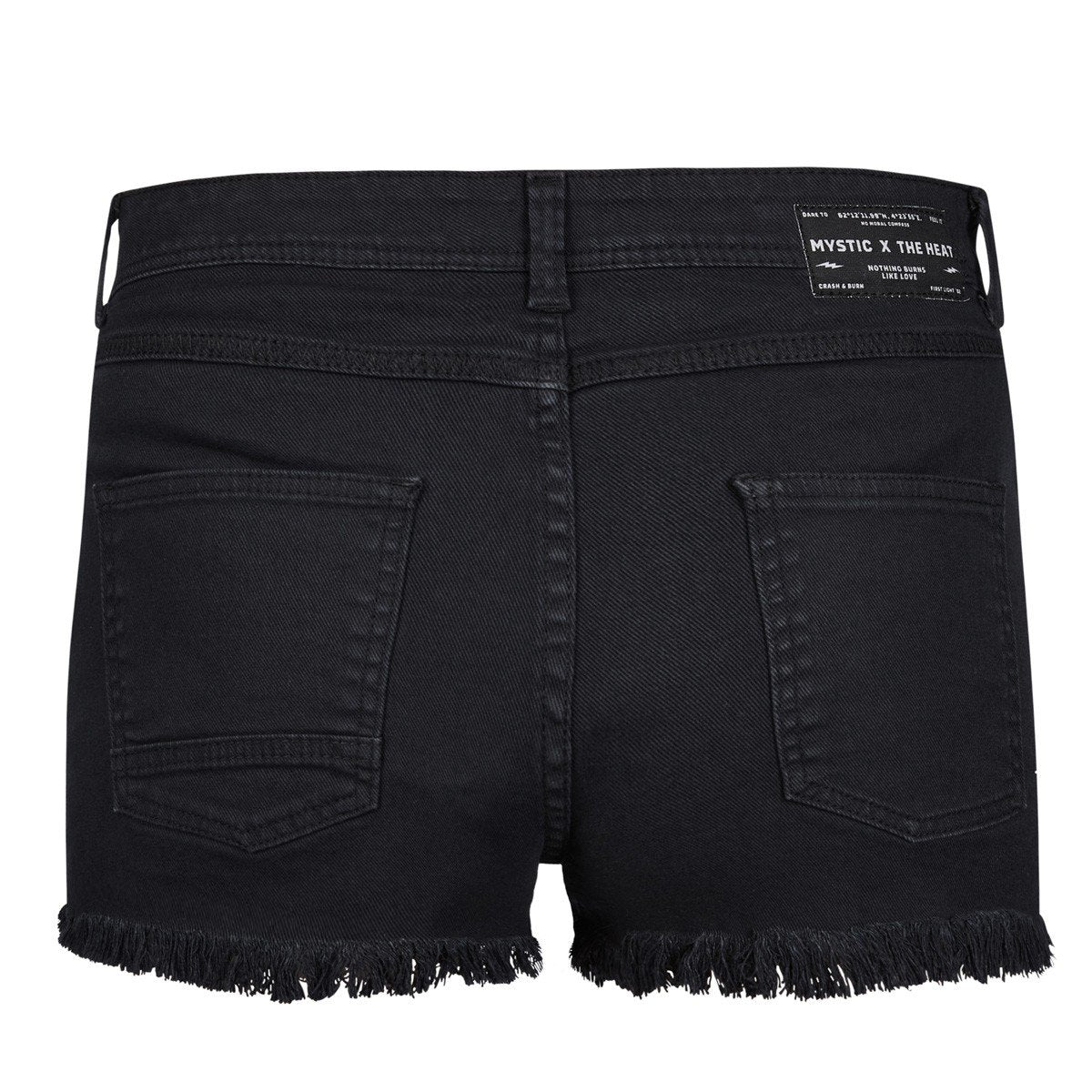 Mystic Fiery Womens Walkshorts 2021 - Black - Back