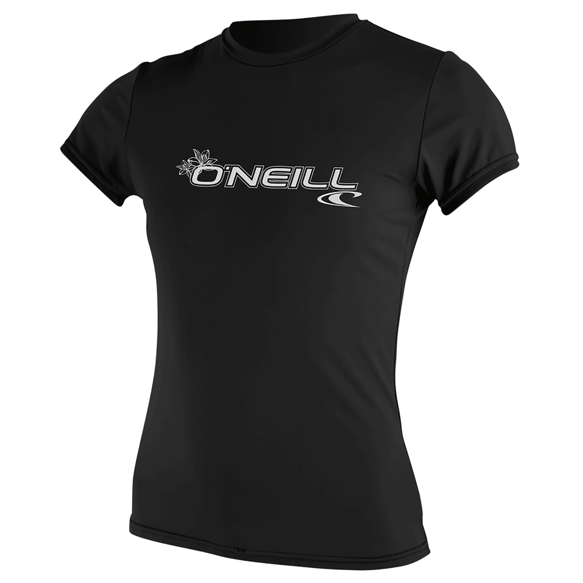 O'Neill Womens Basic Skins Short Sleeve Sun Shirt (Small) SAMPLE  - Black