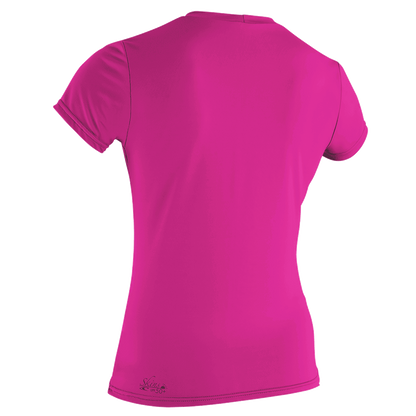 O'Neill Basic Skins Women's Sun Tee Shirt - Pink
