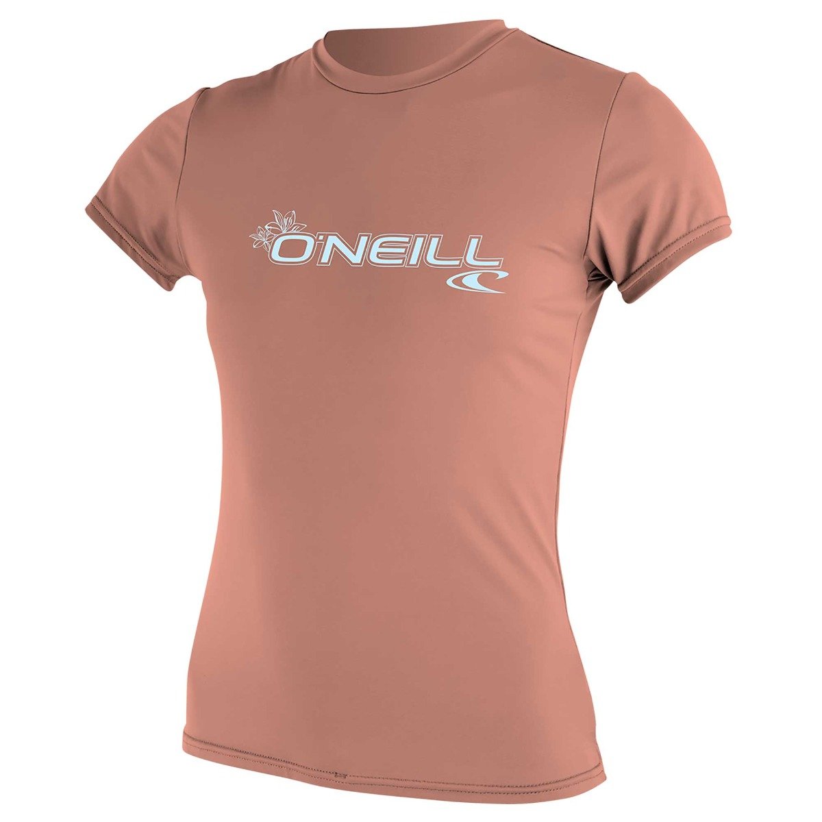 O'Neill Premium Skins Womens Sun Shirt - Light Grapefruit - Front