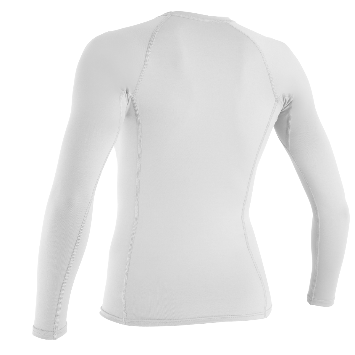 O'Neill Basic Skins Womens Long Sleeve Rash Vest - White - Back