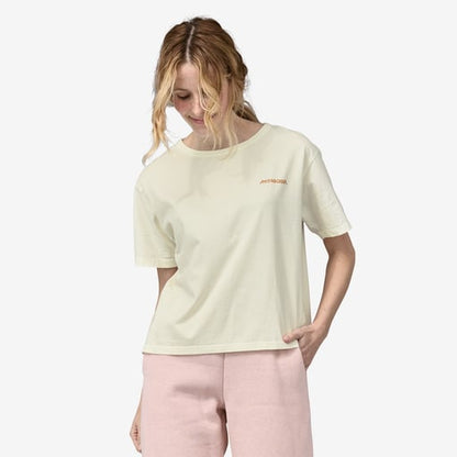Patagonia Sunrise Rollers Women's Responsibili-Tee - Birch White