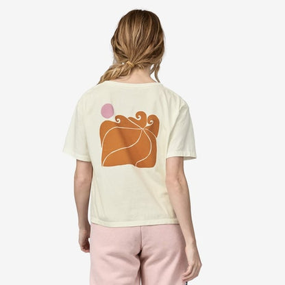 Patagonia Sunrise Rollers Women's Responsibili-Tee - Birch White