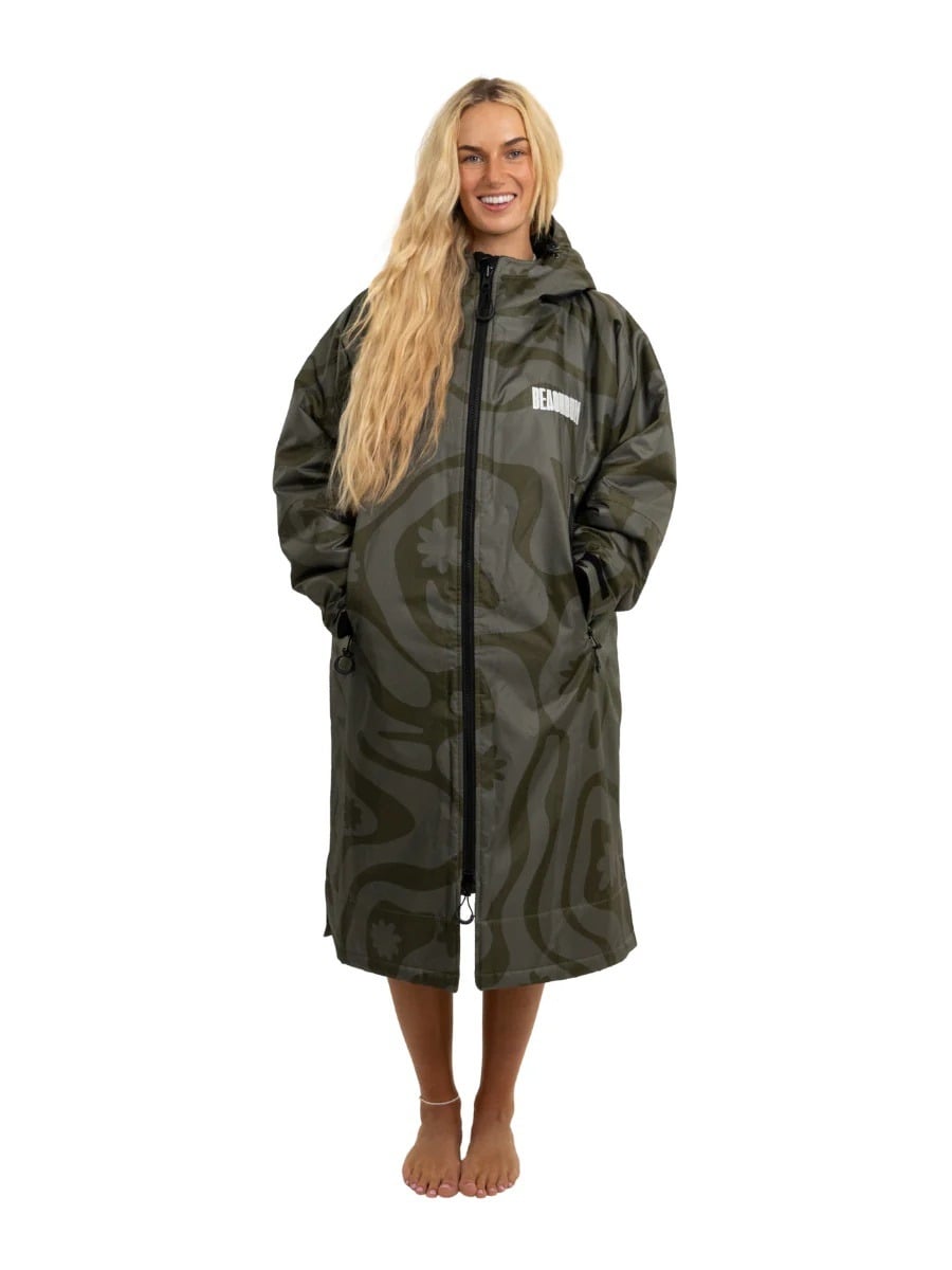 Beachbum Brobe Changing Robe - Olive Green