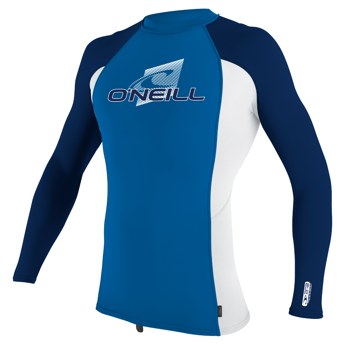 O'Neill Premium Skins Youth Long Sleeve Rash Guard - Ocean / White / Navy