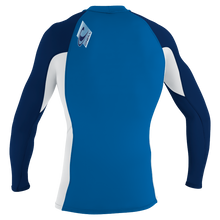 O'Neill Premium Skins Youth Long Sleeve Rash Guard - Ocean / White / Navy