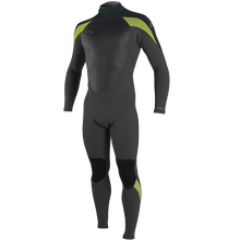 O'Neill Epic 4/3mm Back Zip Wetsuit - Black/Gunmetal - Front