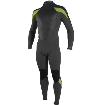 O'Neill Epic 4/3mm Back Zip Wetsuit - Black/Gunmetal - Front