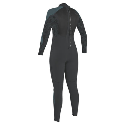 O'Neill Epic 3/2mm Back Zip Womens Summer Wetsuit - Tempered Steel/Shaded Island Sky/Shade