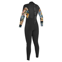 O'Neill Epic Women's 4/3mm Back Zip Full Wetsuit - Black/Demiflor