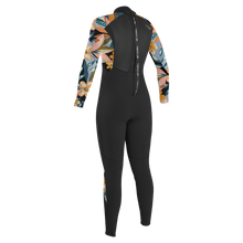O'Neill Epic 3/2mm Back Zip Girls Wetsuit 2025 - Black / Demi Flower