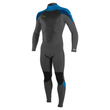 O'NEILL EPIC 4/3MM KIDS BACK ZIP WARM WETSUIT IN GRAPHITE/ BALIBLU / DEEP SEA