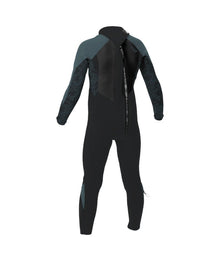 O'Neill Girls Epic 4/3mm Back Zip Wetsuit 2026 - Tempered Steel / Shaded Island Sky / Shade