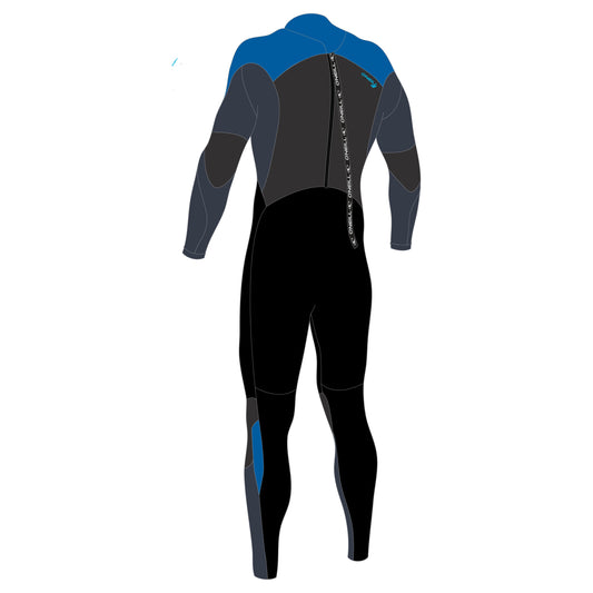 Combinaison hiver enfant O'Neill Epic 5/4 mm à zip poitrine 2026 - Black / Slate / Bali Blue