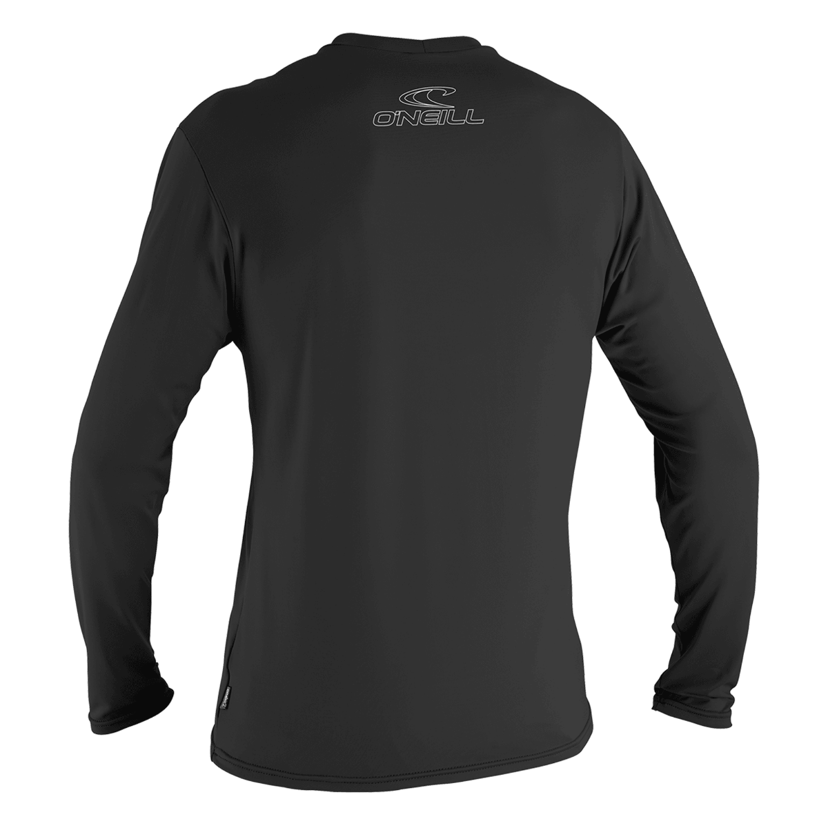 O'Neill Basic Skins Mens Long Sleeve  Sun Shirt -Black - Back