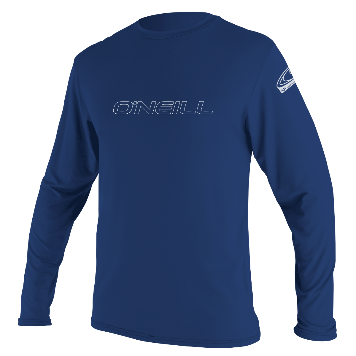 O'Neill Basic Skins Mens Long Sun Shirt - Navy - Front