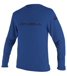 O'Neill Basic Skins Mens Long Sleeve Sun Shirt - Pacific - Front