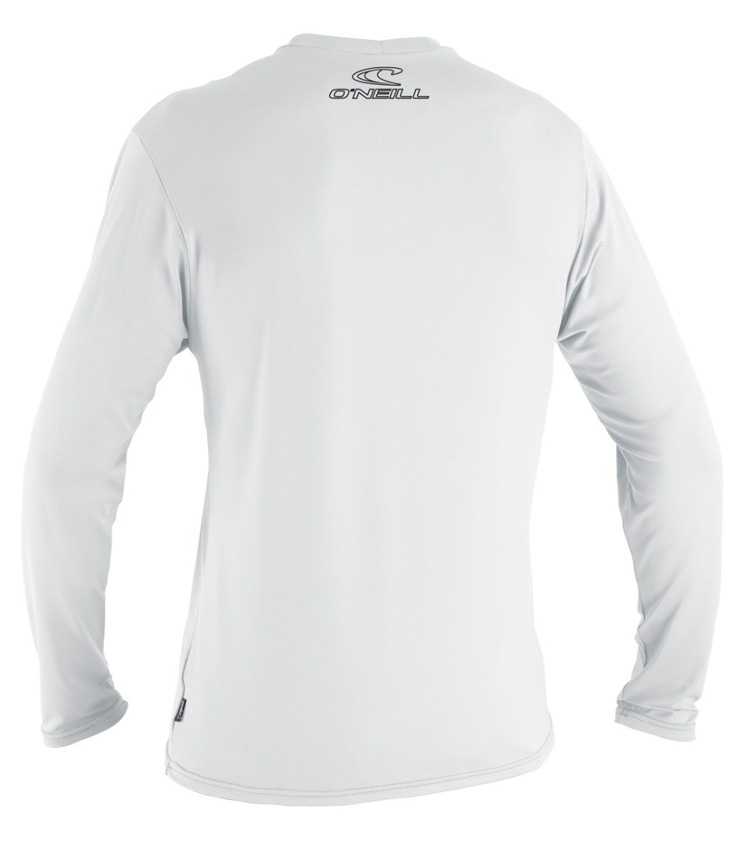 O'Neill Basic Skins Men's Long Sleeve Sun Shirt - White