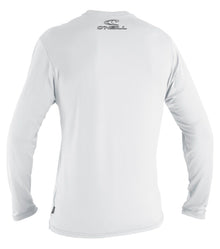 O'Neill Basic Skins Men's Long Sleeve Sun Shirt - White