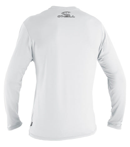 O'Neill Basic Skins Men's Long Sleeve Sun Shirt - White