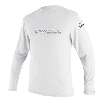 O'Neill Basic Skins Men's Long Sleeve Sun Shirt - White