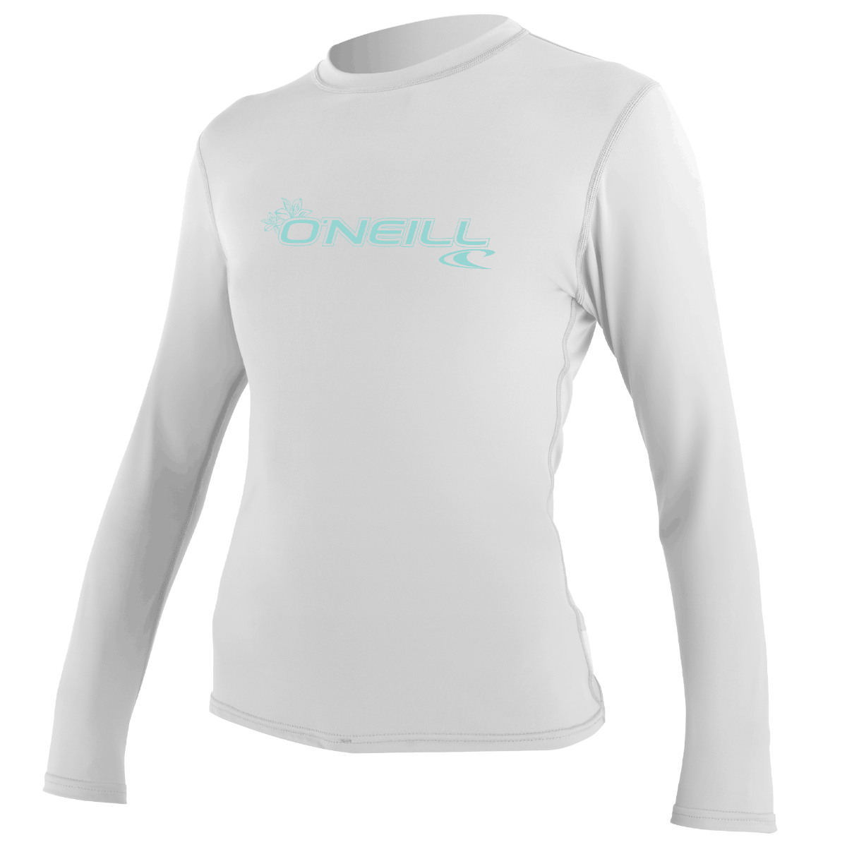 O'Neill Basic Skins Womens Long Sleeve Sun Shirt  - White - Front