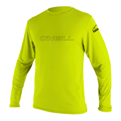 O'Neill Youth Basic Skins Long Sleeve Sun Shirt (Age 12) SAMPLE - Lime