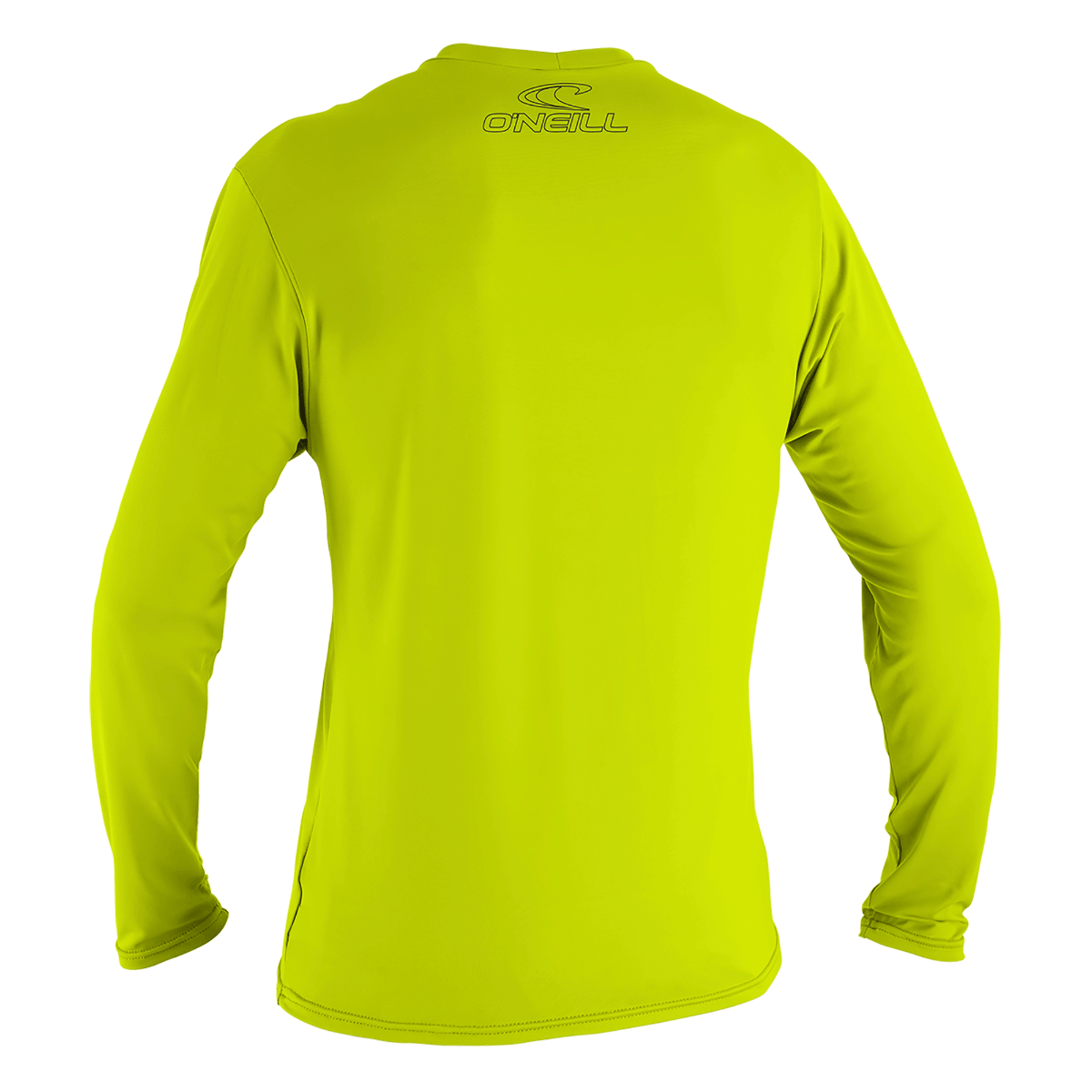 O'Neill Basic Skins Youth Long Sleeve Sun Shirt - Lime - Back