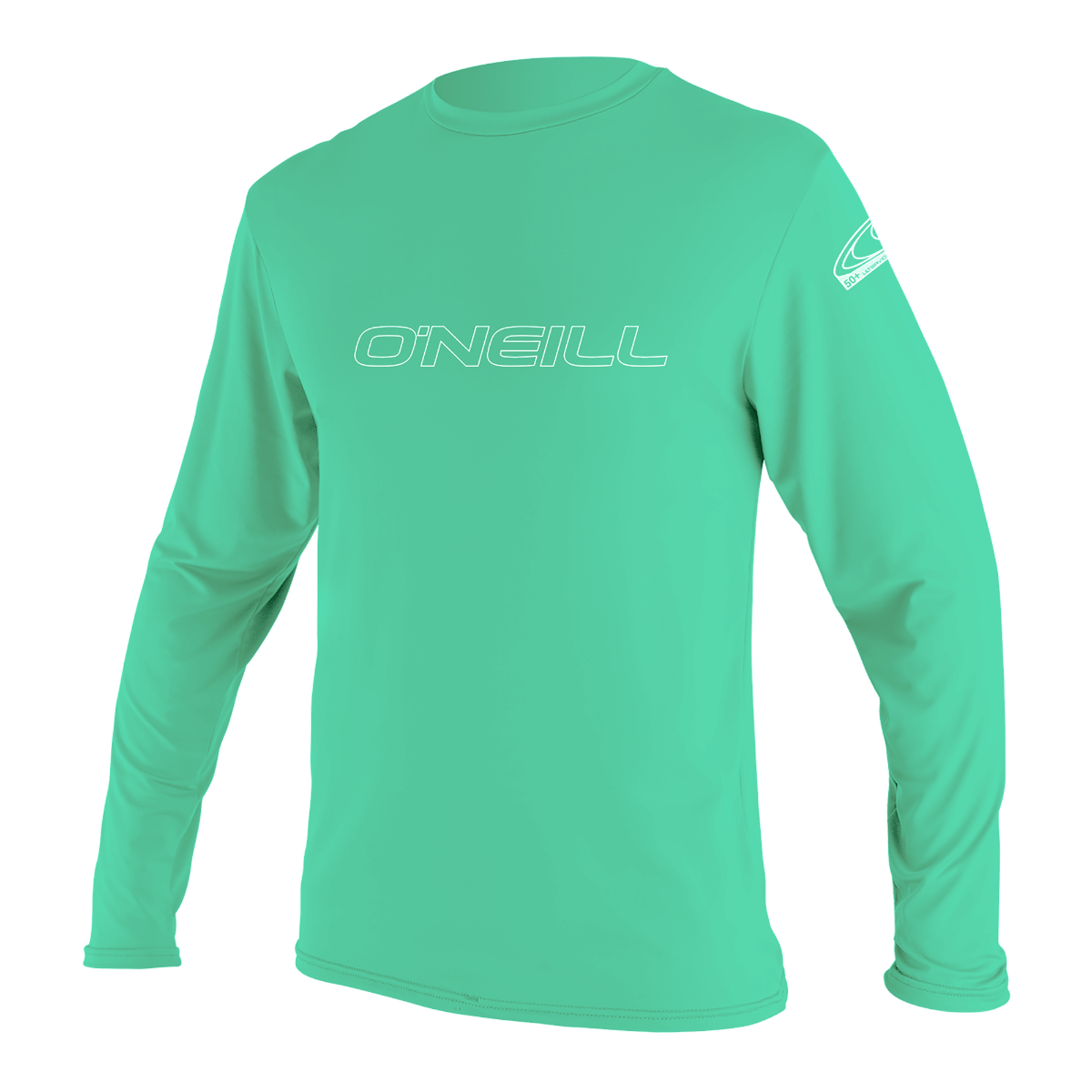 O'Neill Youth Basic Skins Long Sleeve Sun Shirt  2021 - Light Aqua - Front