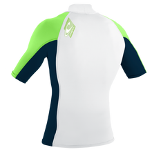 O'Neill Premium Skins S/S Turtleneck Rash Guard - White/Abyss/Dayglo