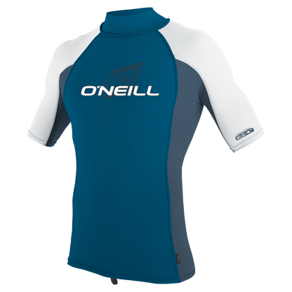 O'Neill Premium Skins Youth Turtleneck Rash Guard - Ultrablue/Copenblue/White