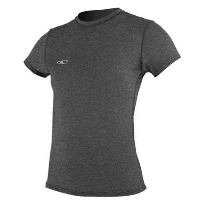 O'Neill Womens Trvlr Hybrid Short Sleeve Sun Shirt [Small] SAMPLE  - Graphite