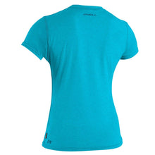 O'Neill Women's Trvlr Hybrid S/S Sun Shirt - Turquoise
