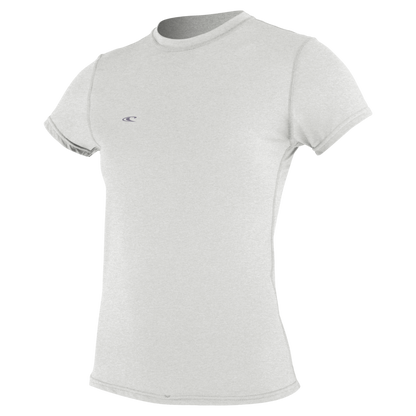 O'Neill Womens Trvlr Hybrid Short Sleeve Sun Shirt (Small) SAMPLE - Overcast